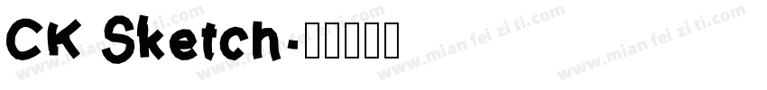CK Sketch字体转换